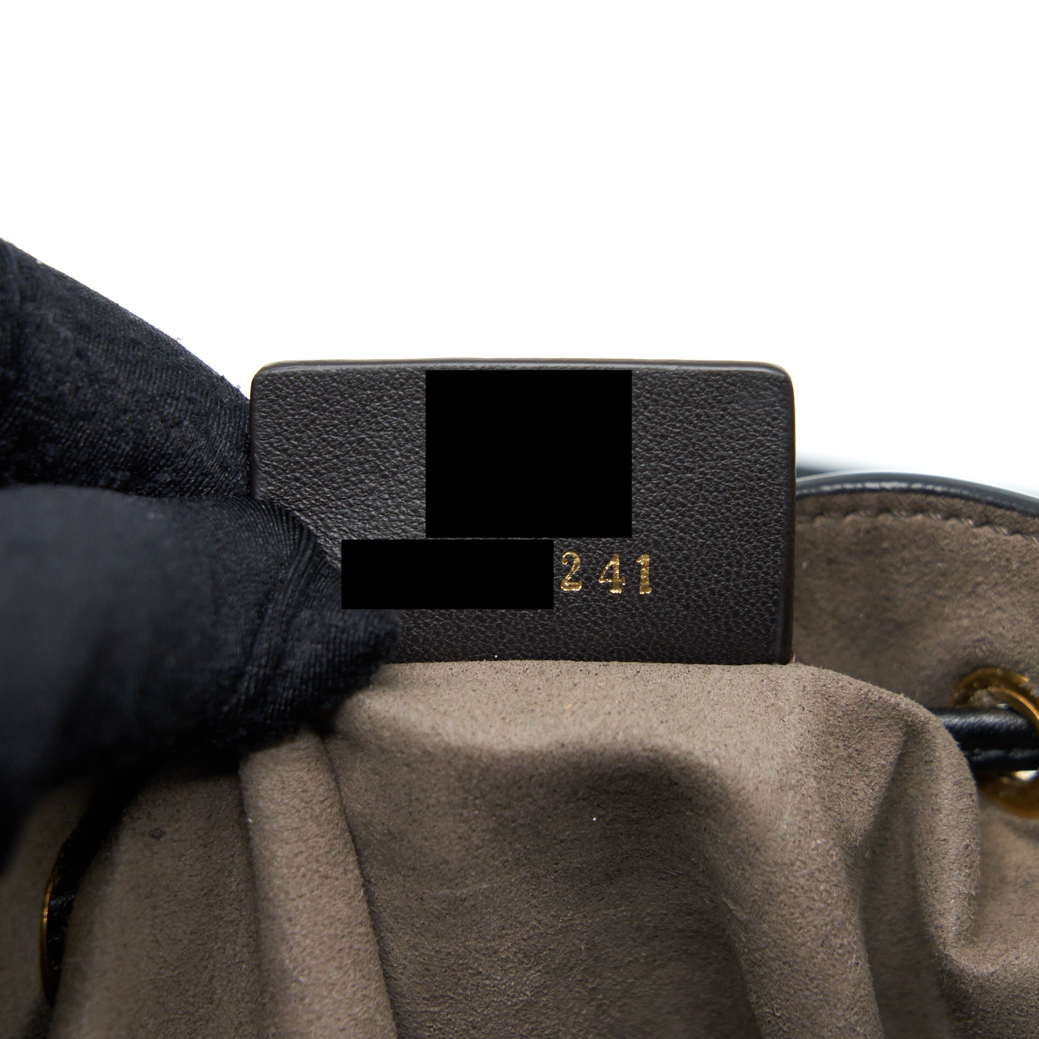 FENDI MON TRESOR MINI BUCKET BAG BLACK/BROWN GHW