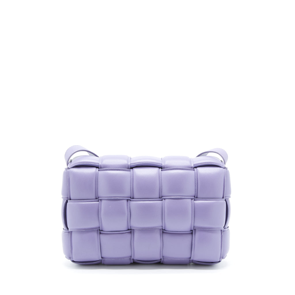 BOTTEGA VENETA PADDED CASSETTE BAG NAPPA LEATHER LAVENDER SHW