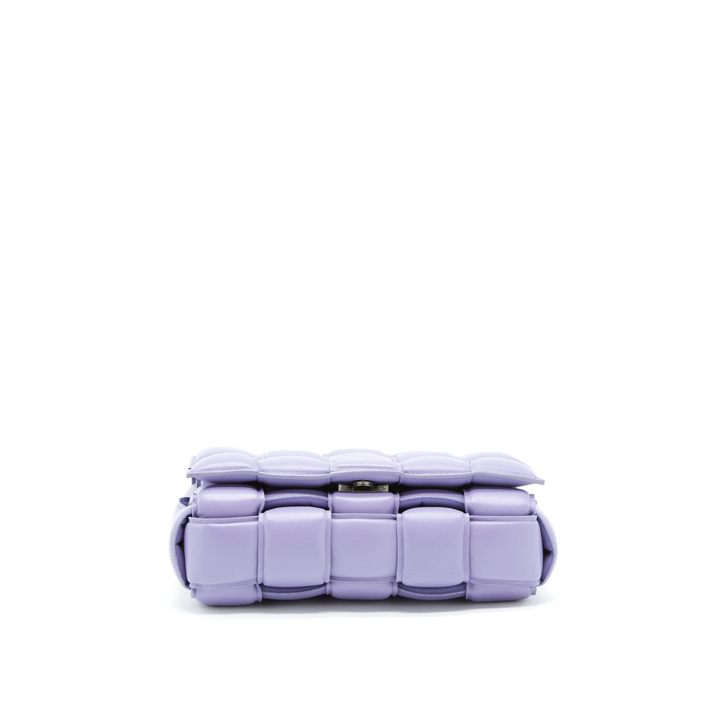 BOTTEGA VENETA PADDED CASSETTE BAG NAPPA LEATHER LAVENDER SHW