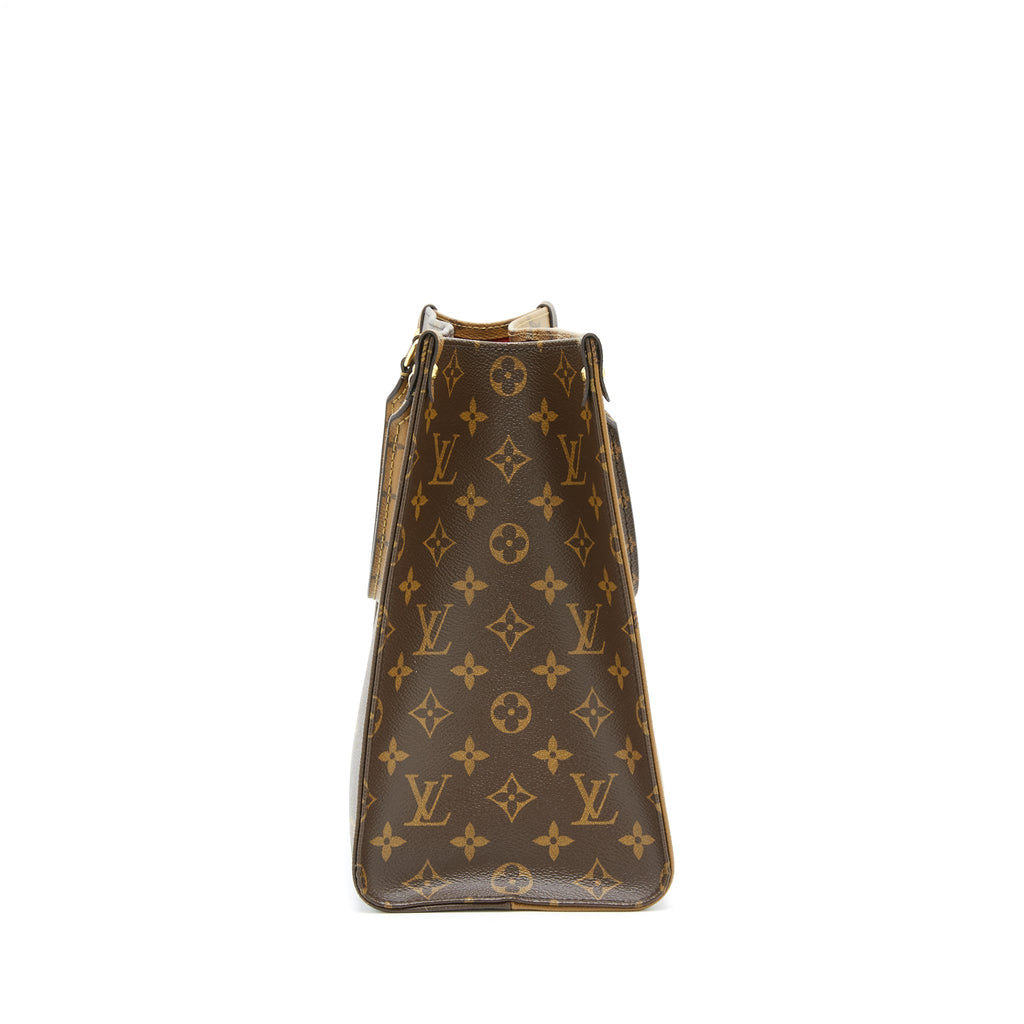 LOUIS VUITTON ON THE GO MM MONOGRAM CANVAS