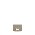 HERMES CONSTANCE SLIM EPSOM LEATHER 8F GRIS ETAIN WITH SHW