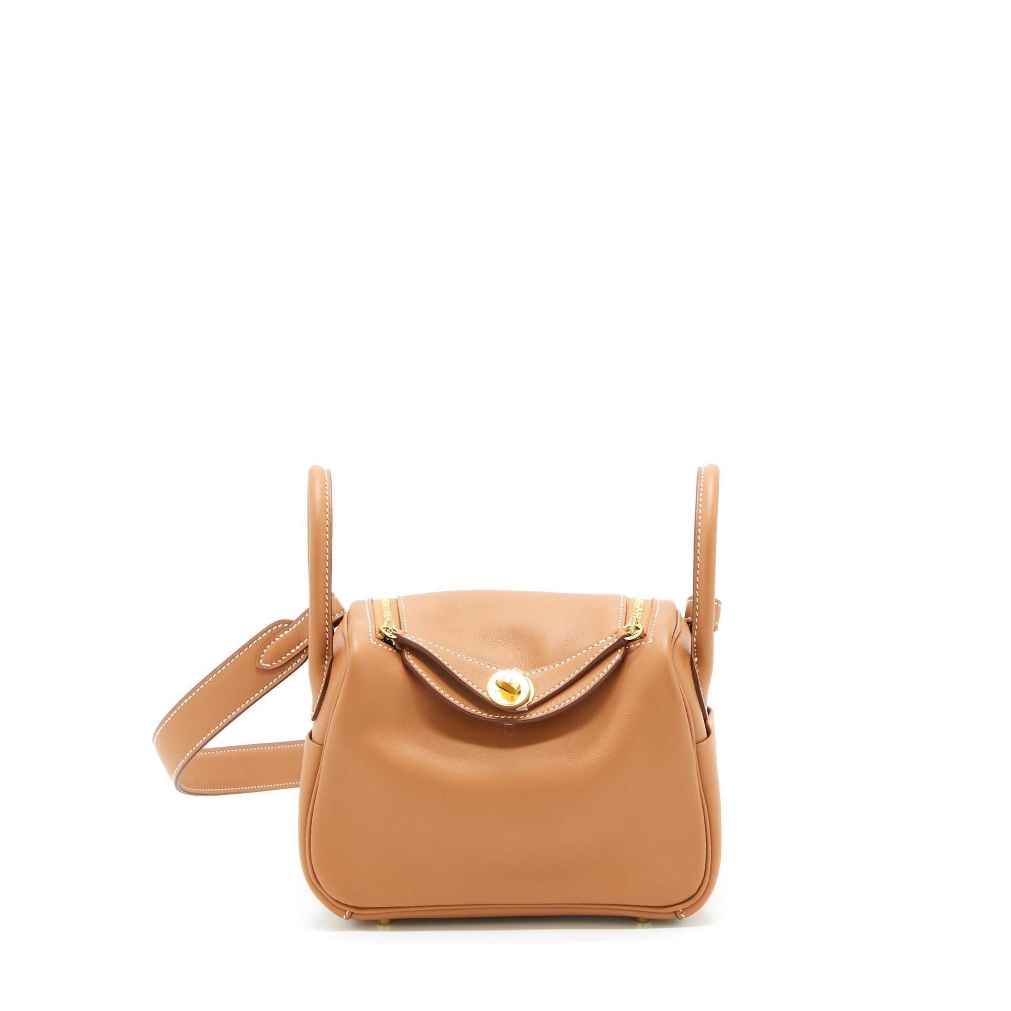 HERMES MINI LINDY SWIFT GOLD GHW