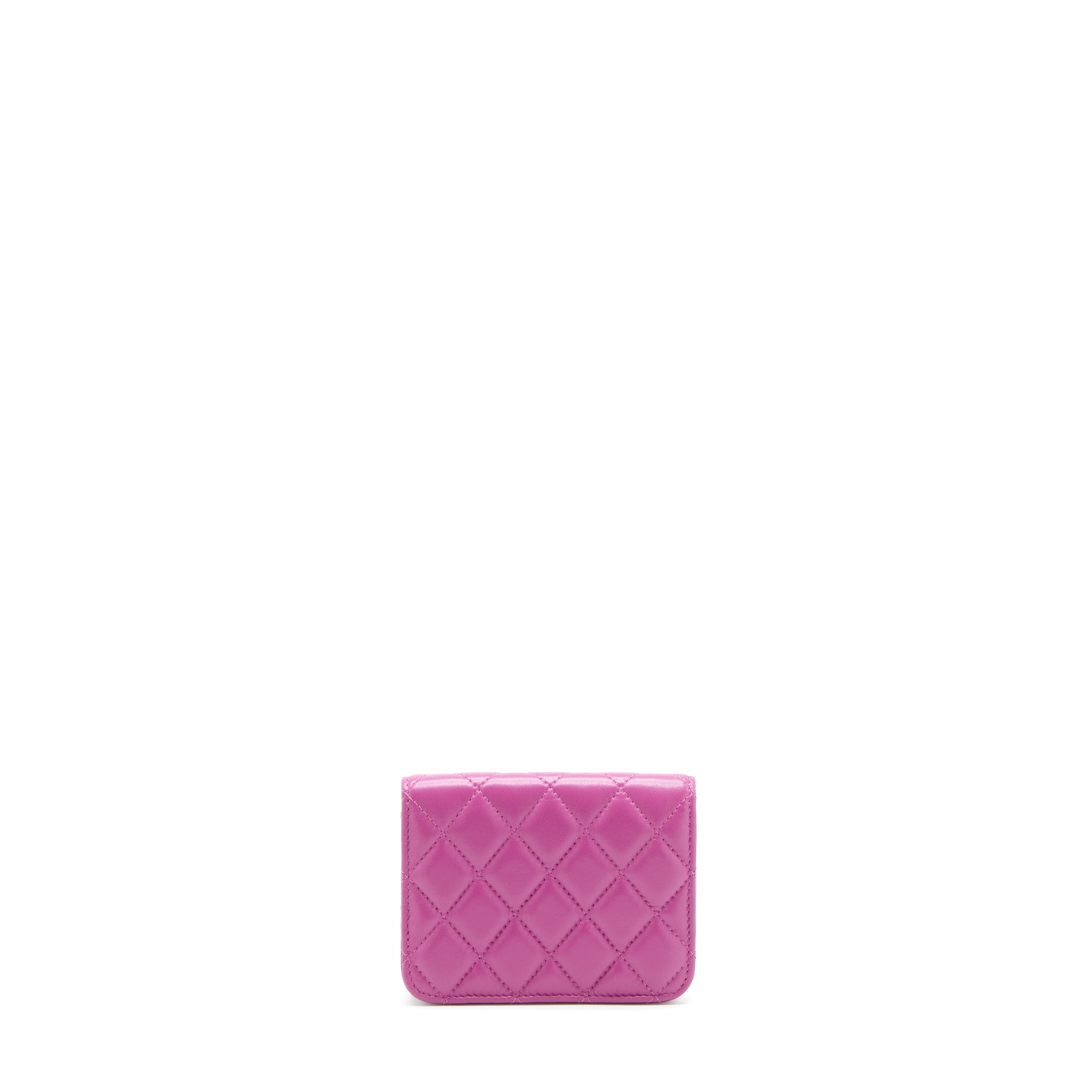 CHANEL PEARL CRUSH MINI BELT BAG LAMBSKIN PURPLE GHW