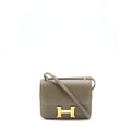 HERMES MINI CONSTANCE EPSOM 8F GRIS ETAIN GHW