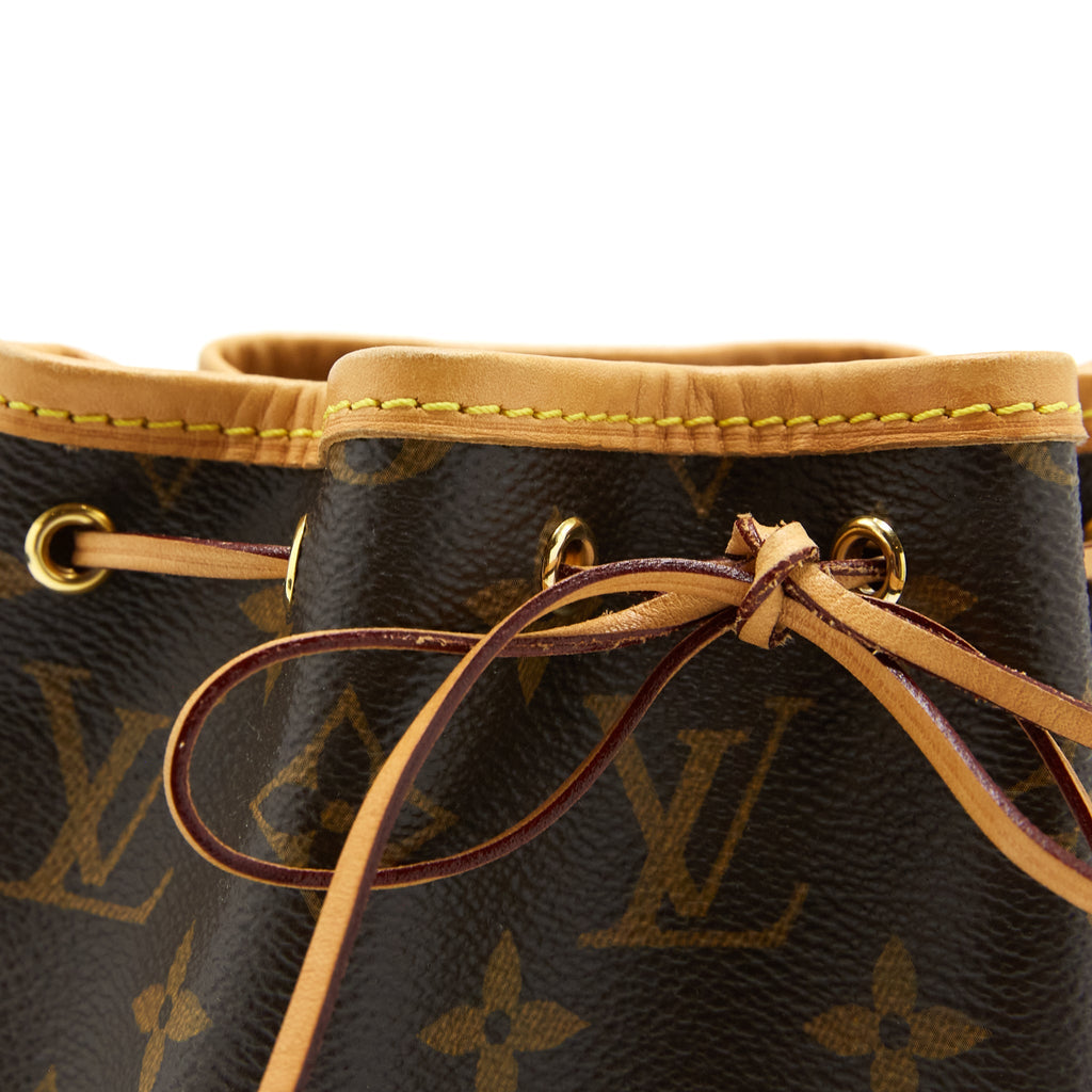 LOUIS VUITTON NANO NOE MONOGRAM CANVAS GHW