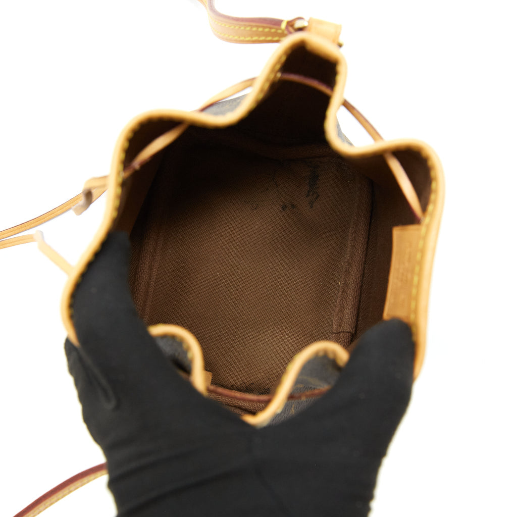 LOUIS VUITTON NANO NOE MONOGRAM CANVAS GHW