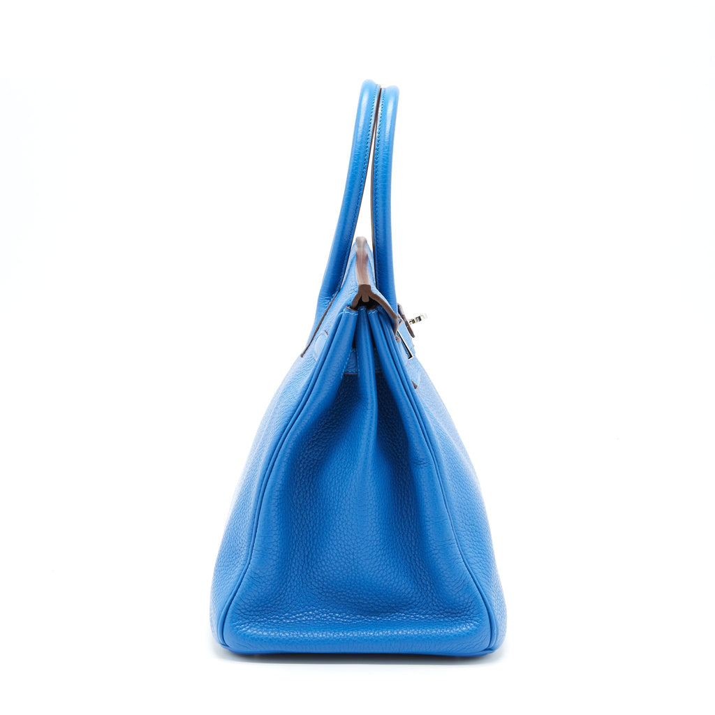 HERMES BIRKIN 35 TOGO 7W BLEU IZMIR SHW