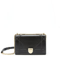 DIOR MEDIUM DIORAMA BLACK GHW