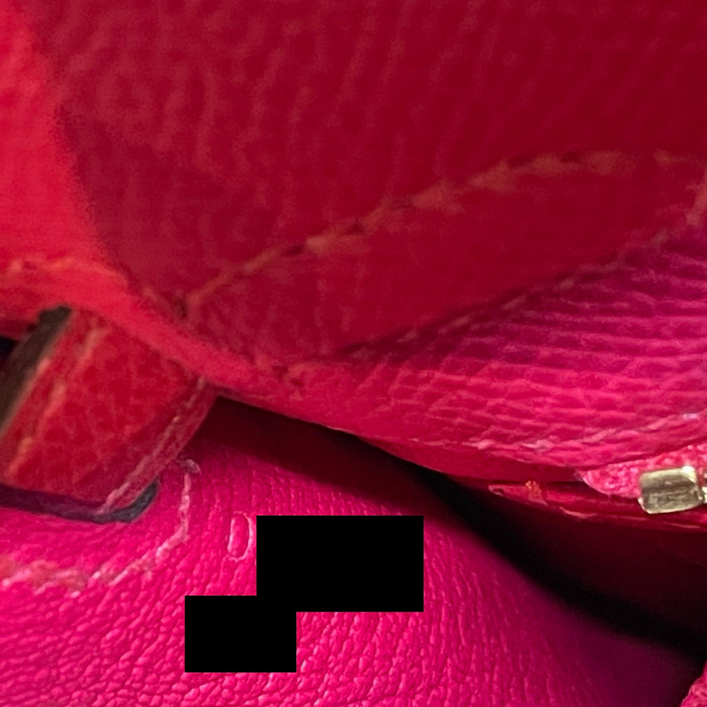 HERMES KELLY 25 EPSOM ROSE MEXICO GHW