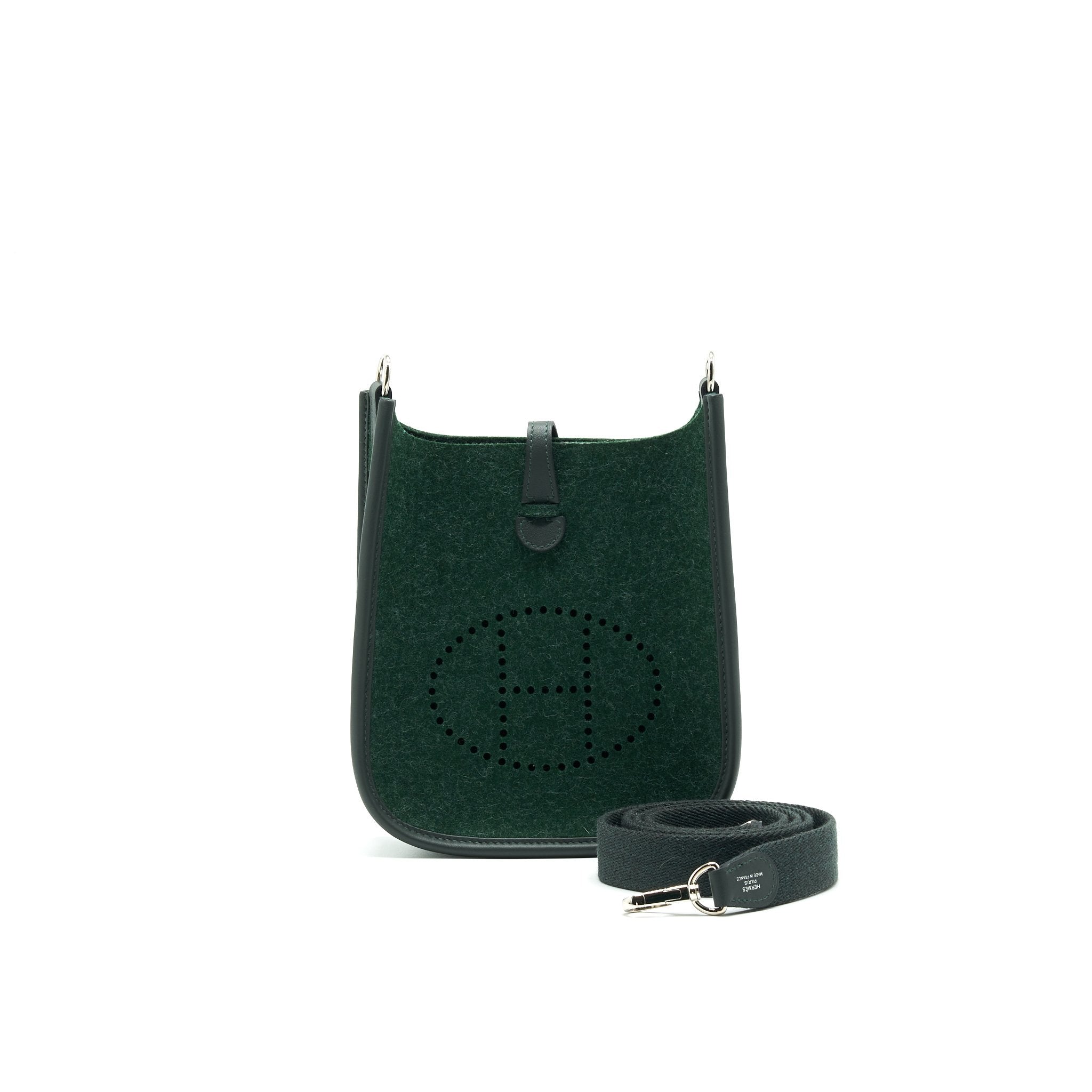 HERMES MINI EVELYNE VERT ANGLAIS/ VERT FONCE SHW