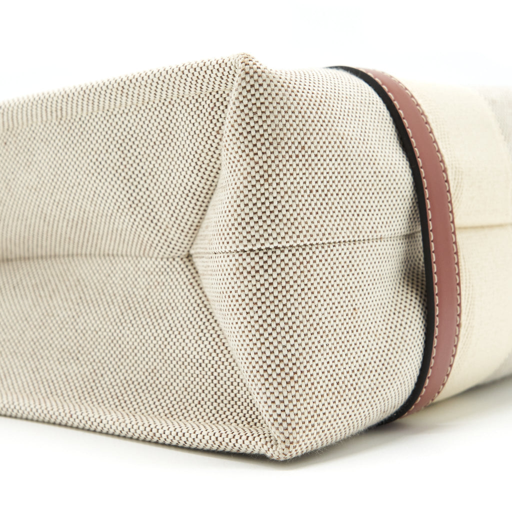CHLOE CANVAS TOTE SHOULDER BAG