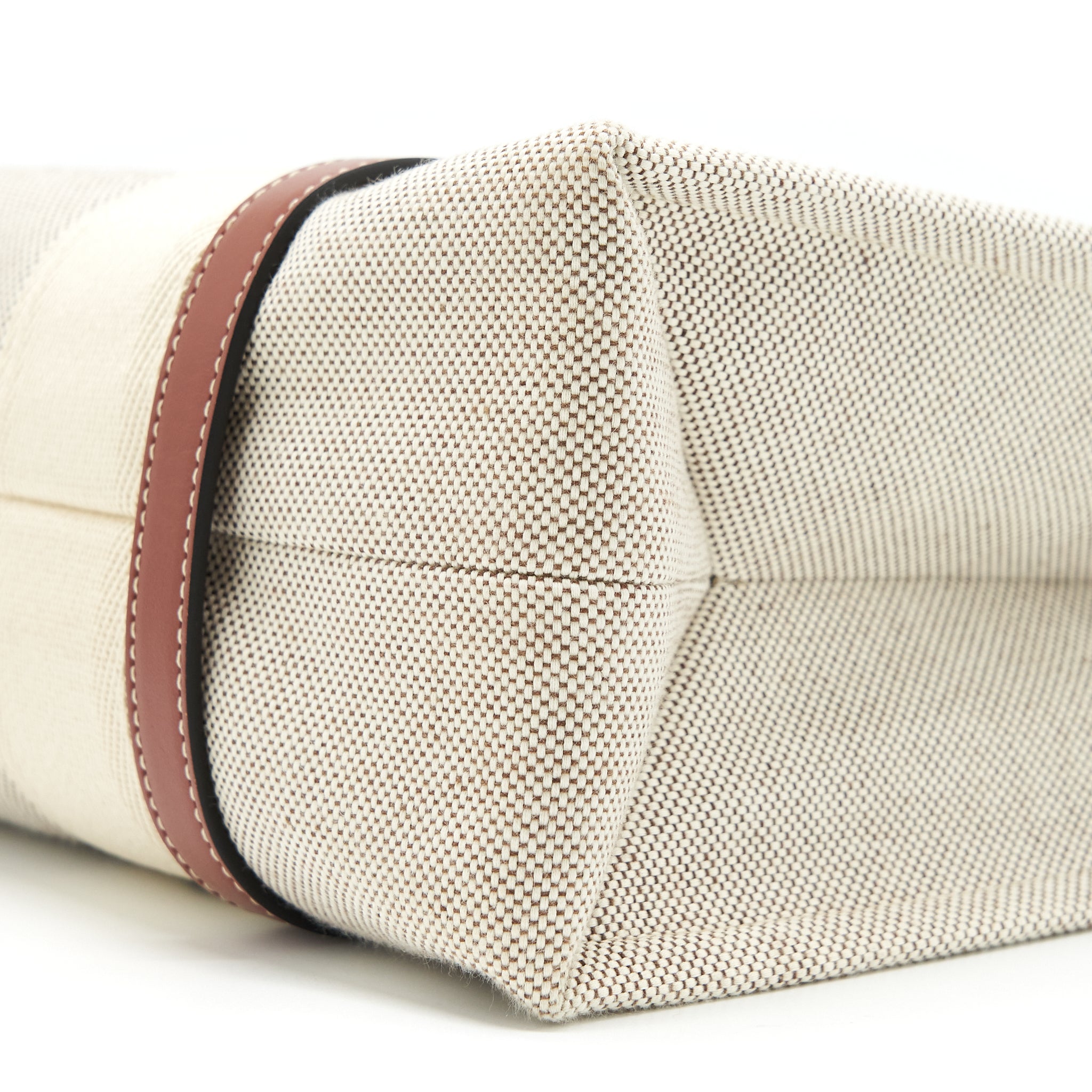 CHLOE CANVAS TOTE SHOULDER BAG