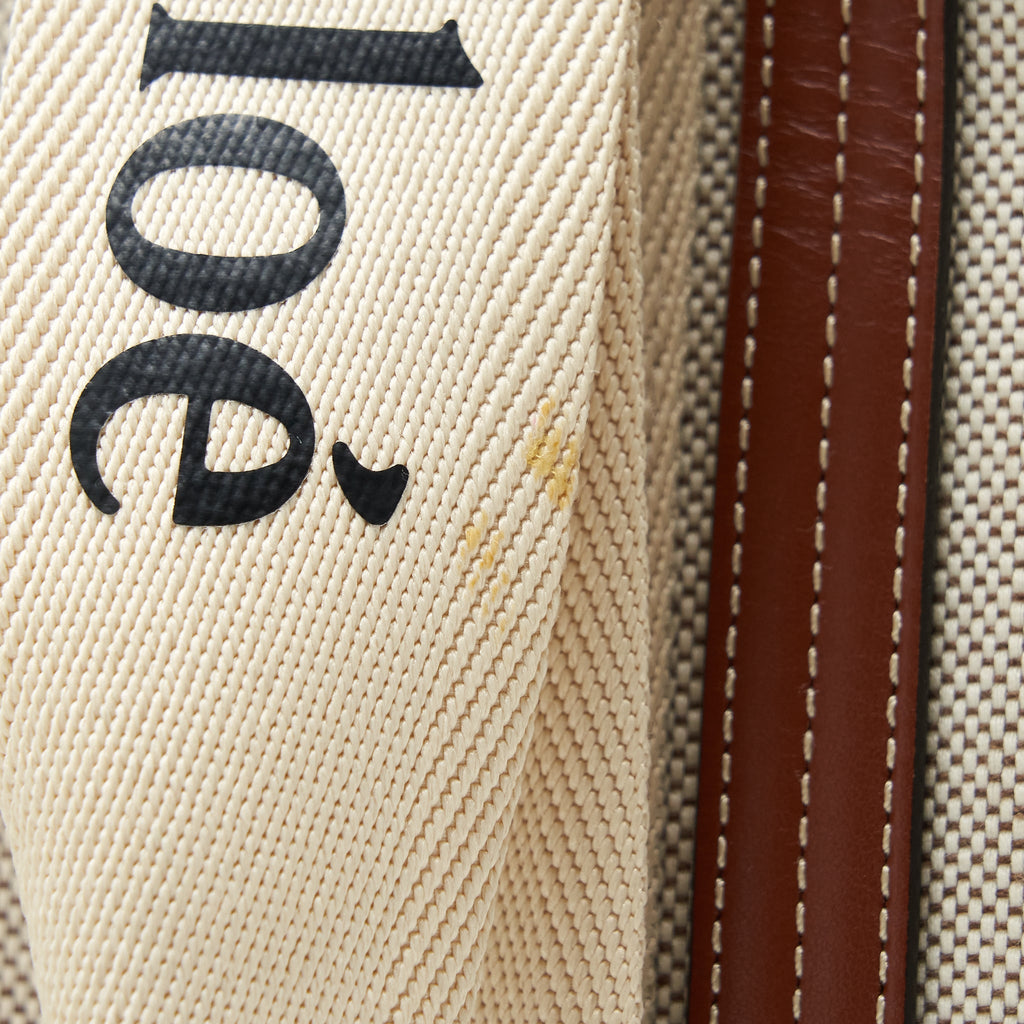 CHLOE CANVAS TOTE SHOULDER BAG