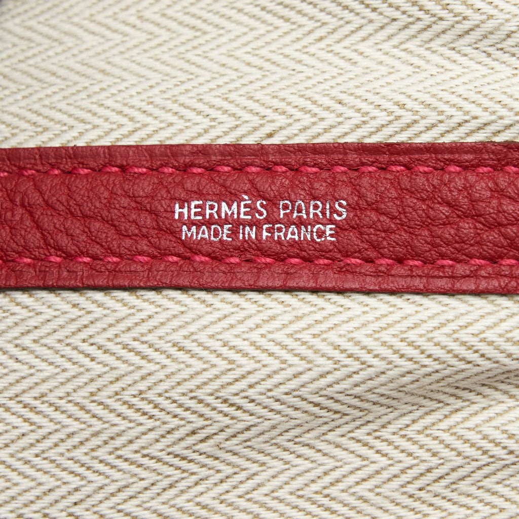 HERMES GARDEN PARTY 36 NEGONDA ROUGE PIMENT SHW