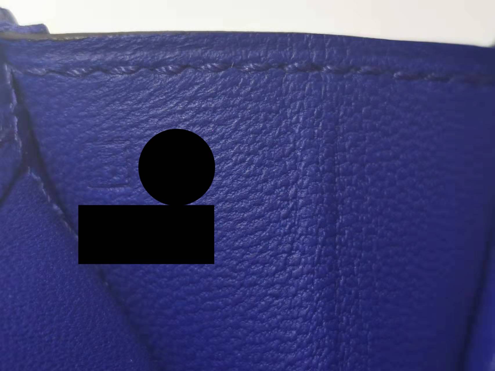 HERMES JIGE CLUTCH EPSOM BLUE ELECTRIC