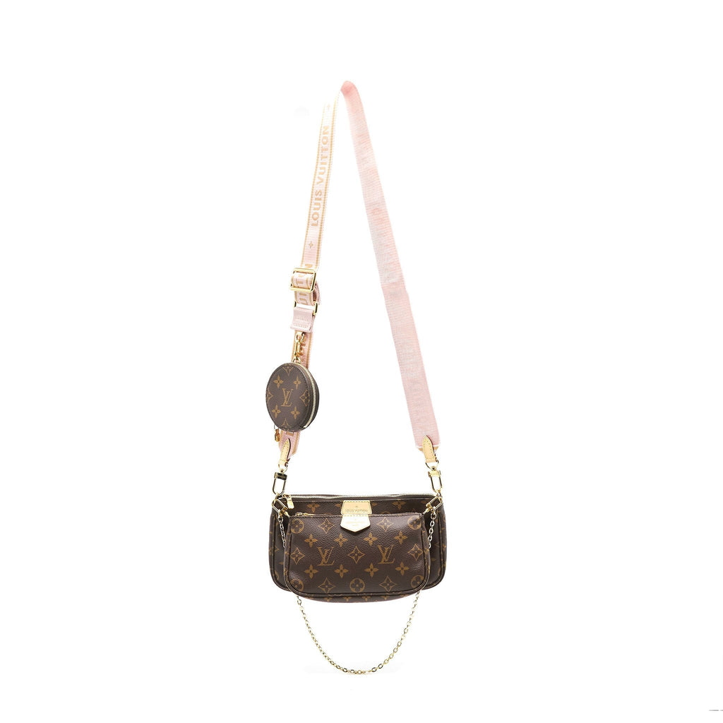 LOUIS VUITTON MULTI POCHETTE ACCESSORIES ROSE CLAIR YEAR 2019