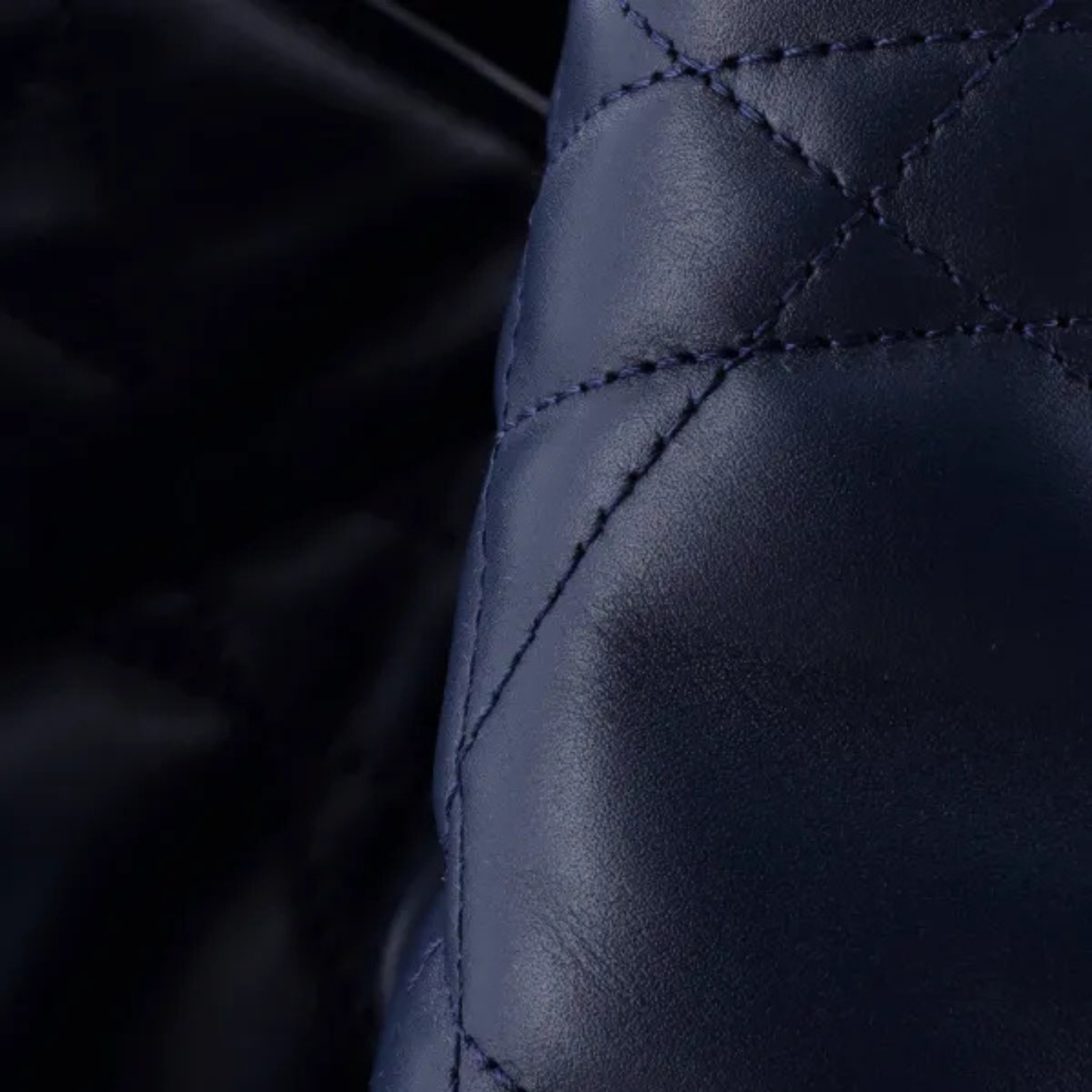 DIOR MEDIUM DIOR TOUJOURS TOTE BAG CALFSKIN NAVY BLUE LGHW