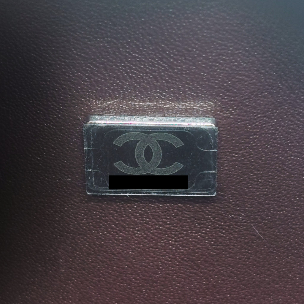 CHANEL SMALL CLASSIC FLAP BAG CAVIAR BLACK SHW (MICROCHIP)