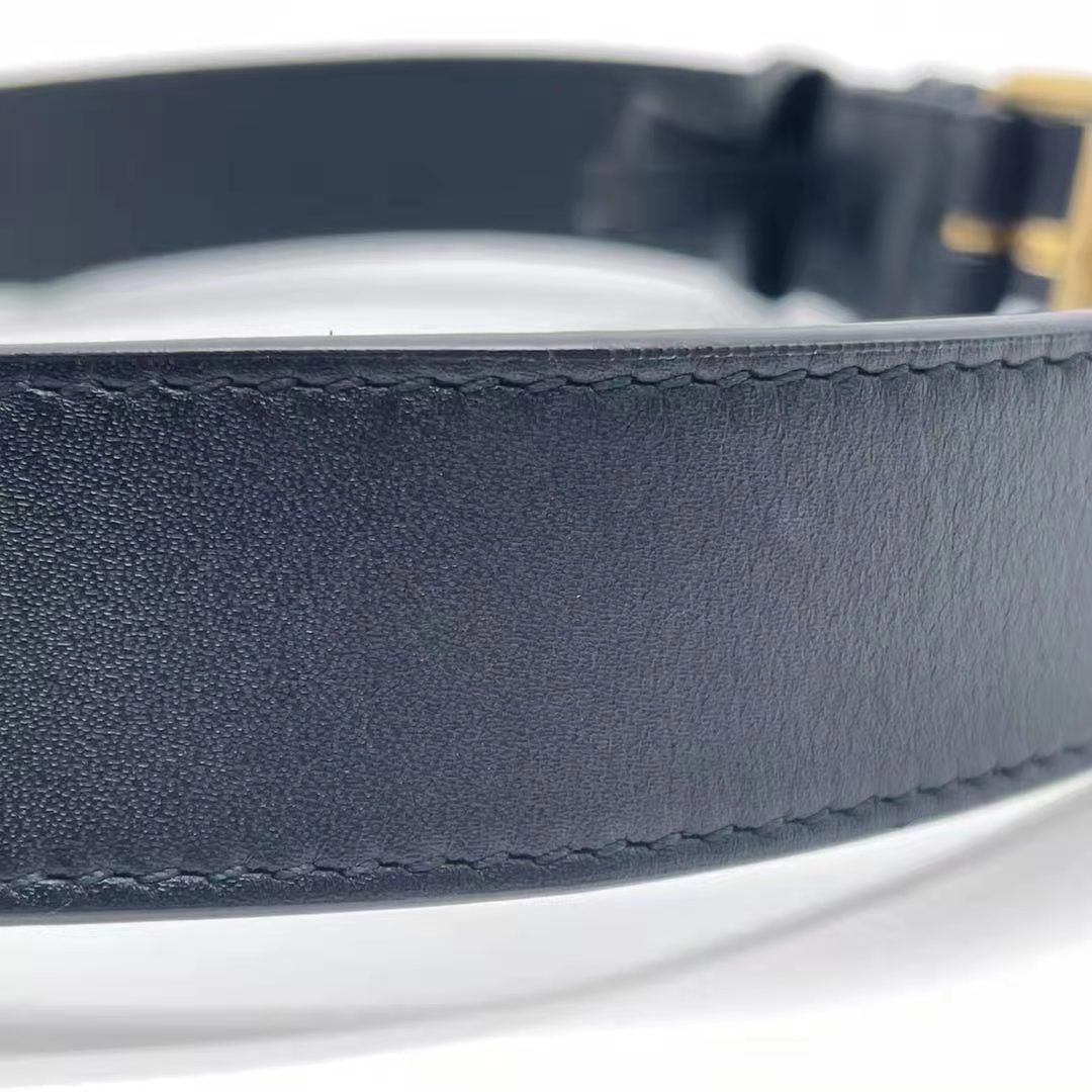 GUCCI GG MARMONT MATELASSE LEATHER BELT BAG IN BLACK 85CM