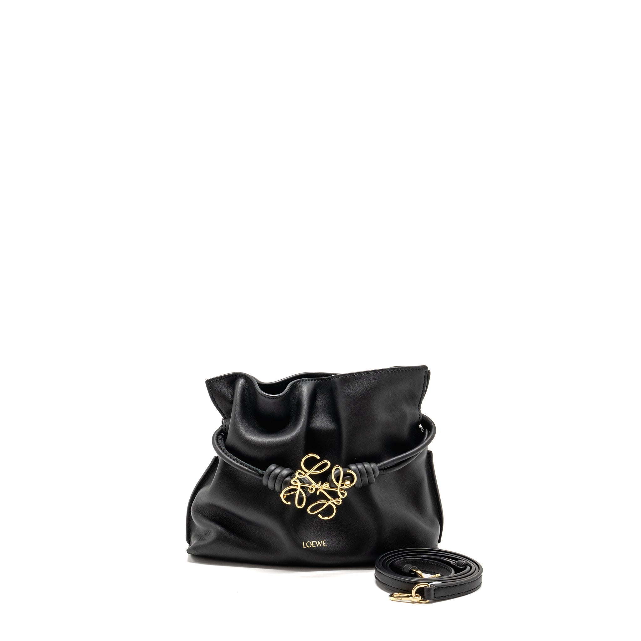 LOEWE FLAMENCO MINI NAPPA CALFSKIN BLACK GHW
