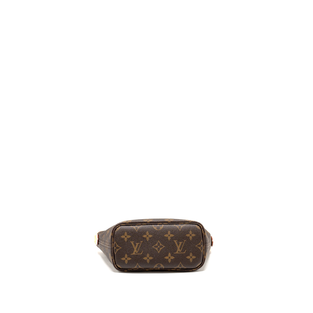 LOUIS VUITTON NEVERFULL BB BEIGE  STRAP MONOGRAM CANVAS GHW