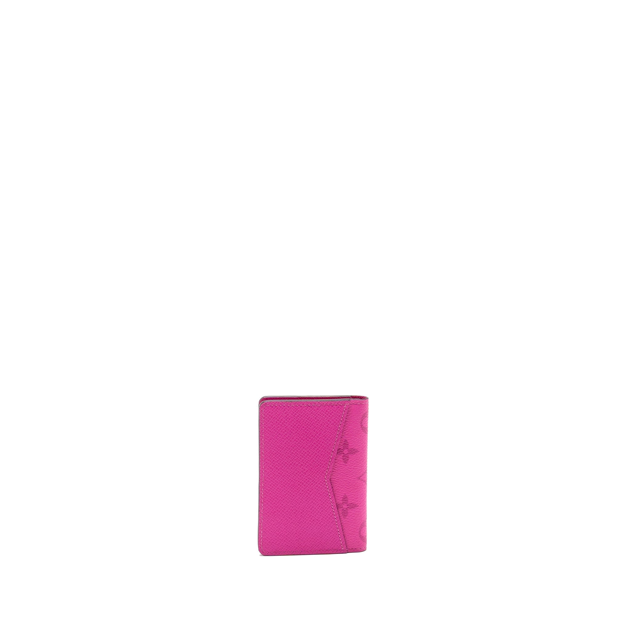 LOUIS VUITTON POCKET ORGANISER MONOGRAM CANVAS PINK