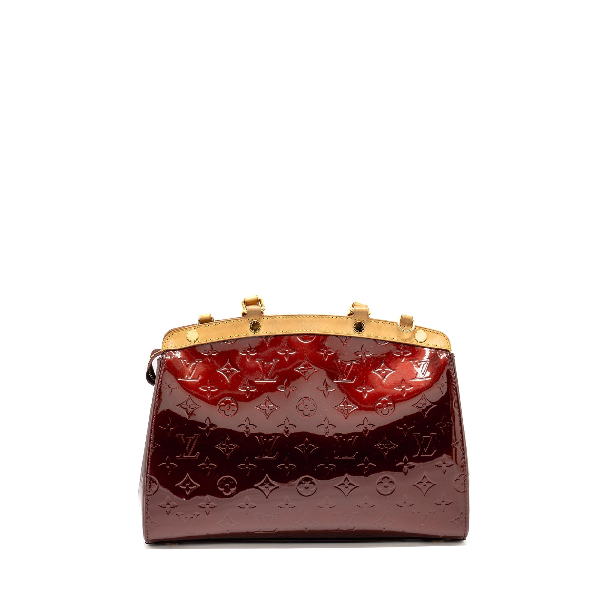 LOUIS VUITTON VERNIS BREA PATENT BURGUNDY AMARANTE GHW
