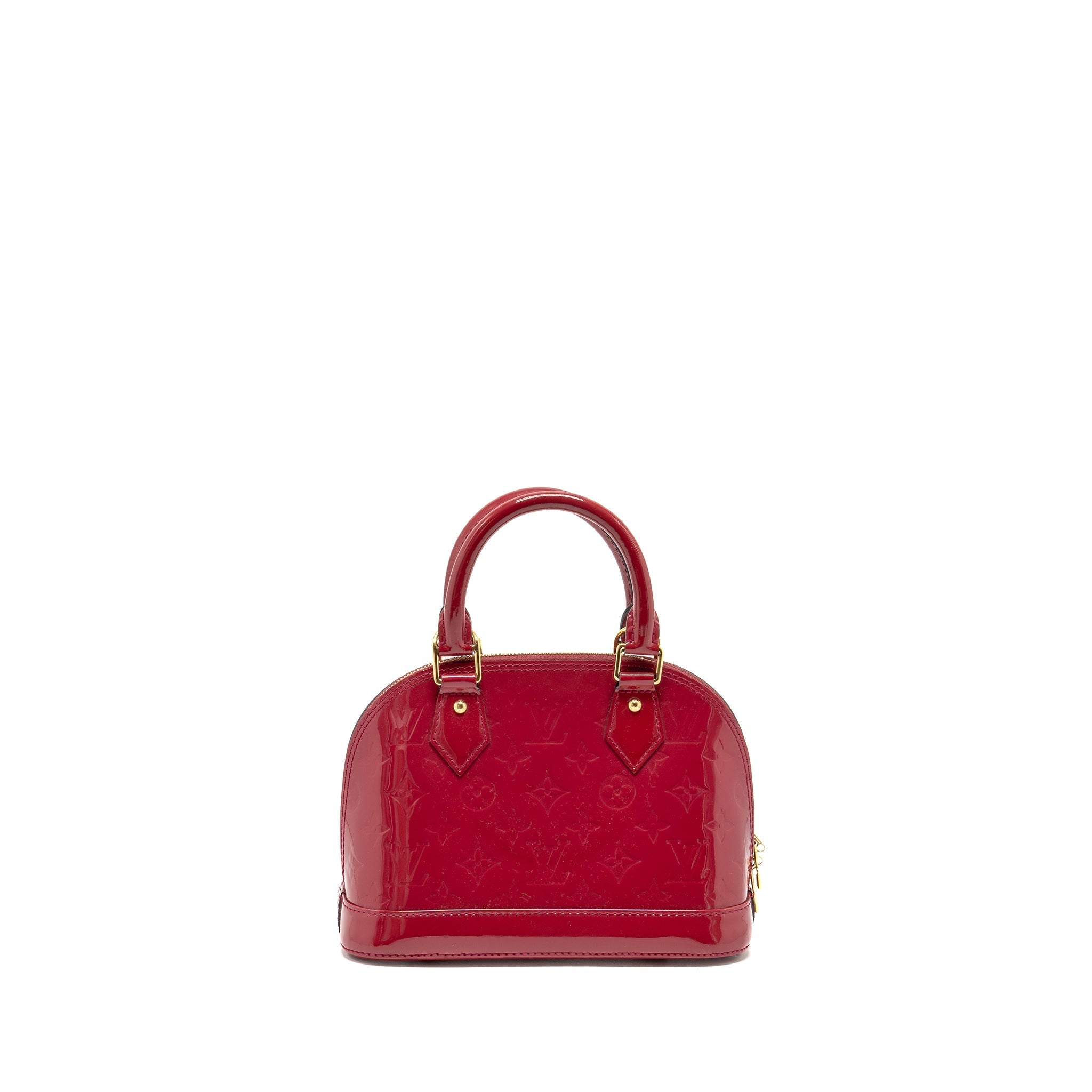 LOUIS VUITTON ALMA BB PATENT INDIAN ROSE GHW