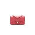 CHANEL MINI RECTANGULAR CAVIER 17C CORAL PINK LGHW