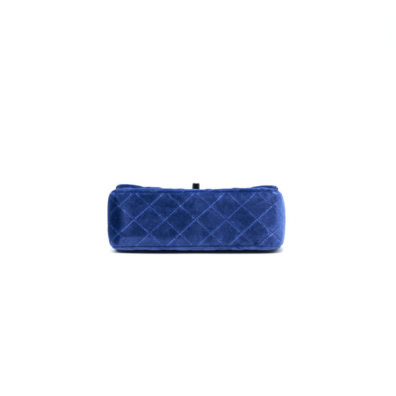 CHANEL VELVET RECTANGULAR MINI FLAP BAG