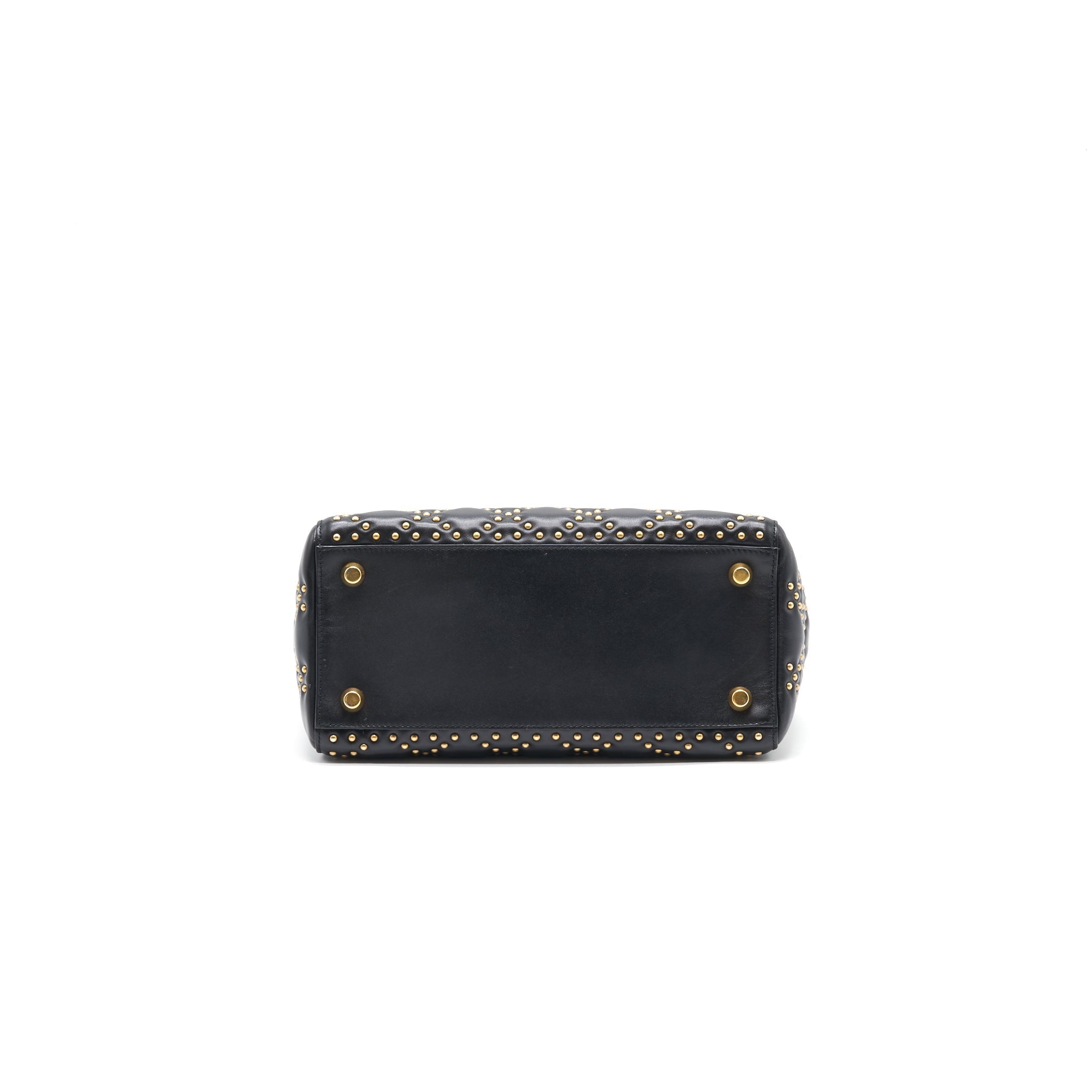 DIOR SUPPLE LADY DIOR STUDDED TOTE BAG