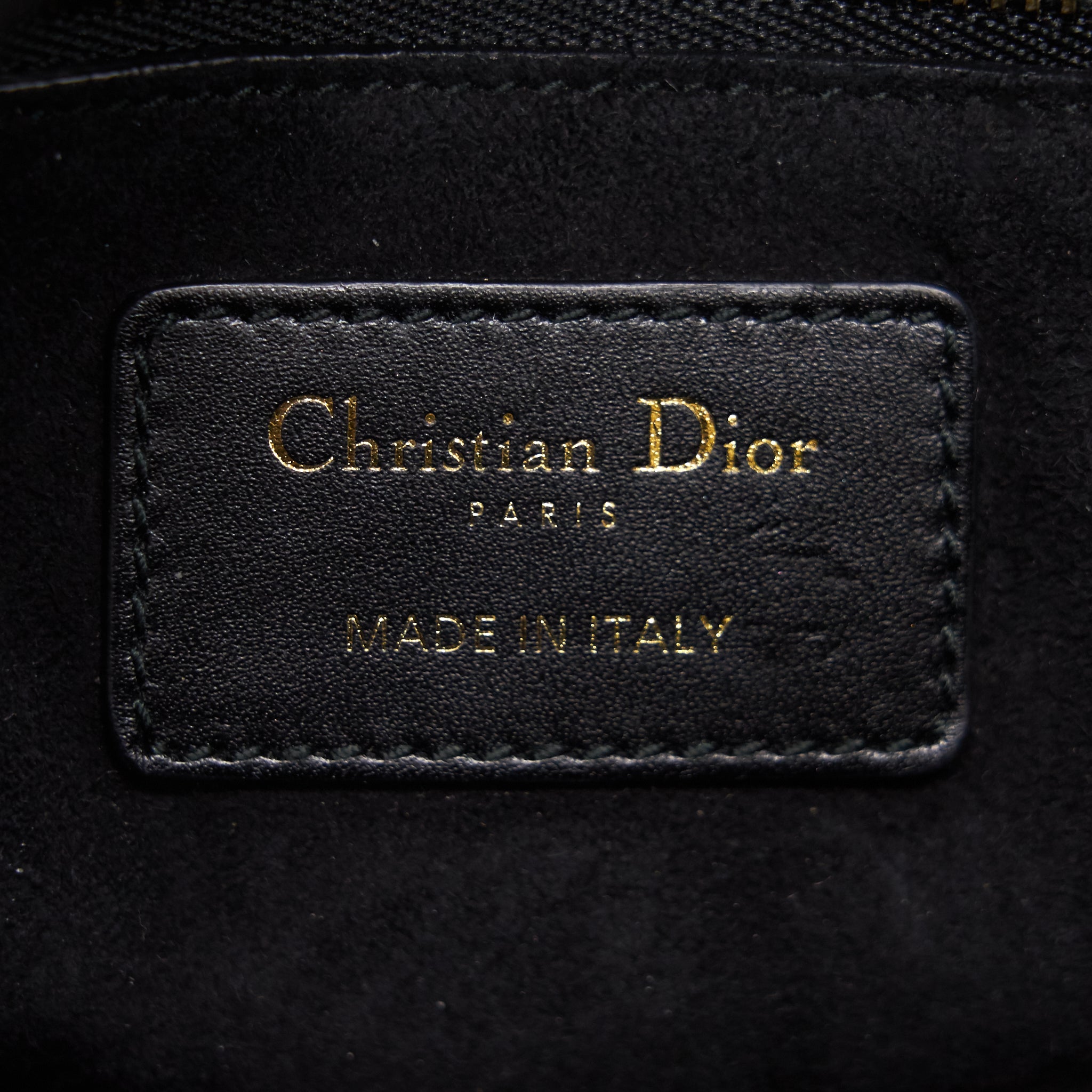 DIOR SUPPLE LADY DIOR STUDDED TOTE BAG