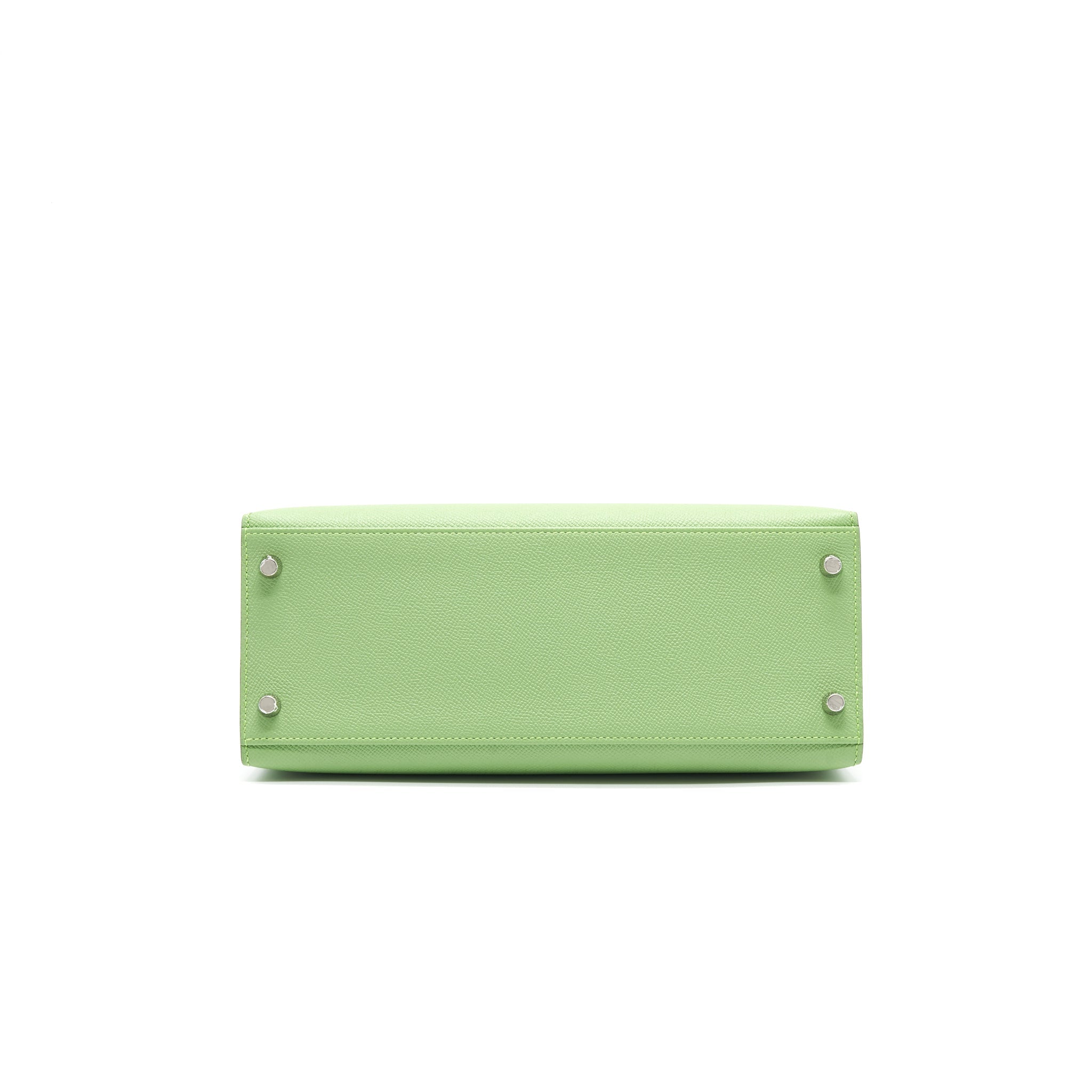 HERMES KELLY 28 VERT CRIQUET EPSOM SHW
