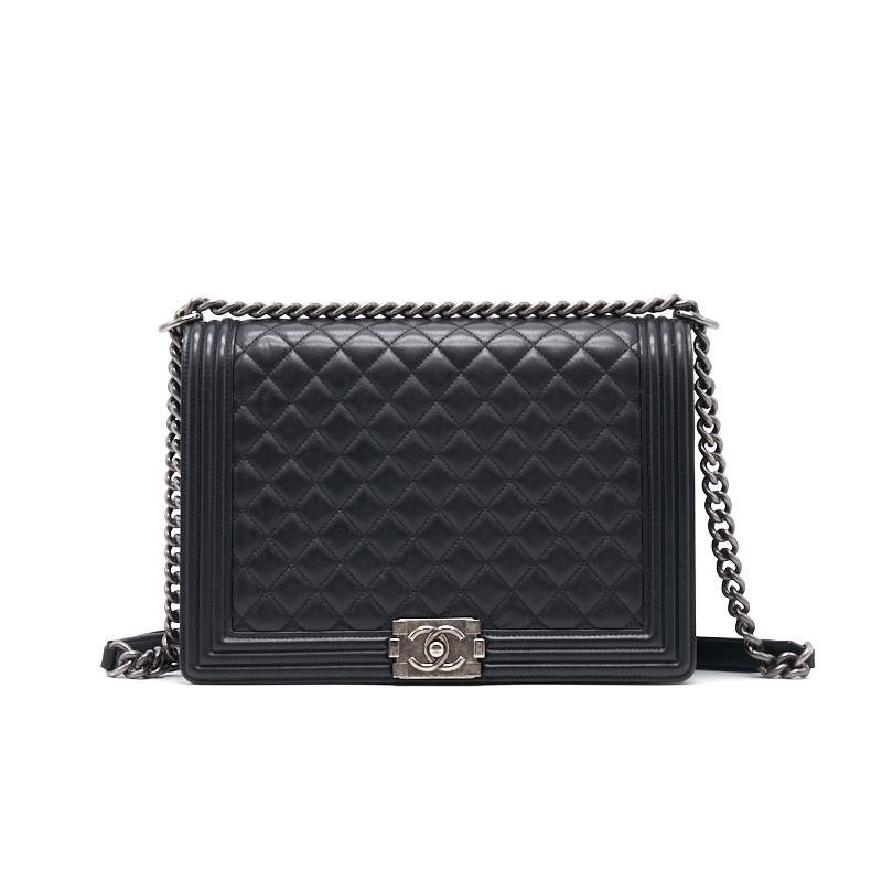 CHANEL LEBOY LARGE CALF SKIN