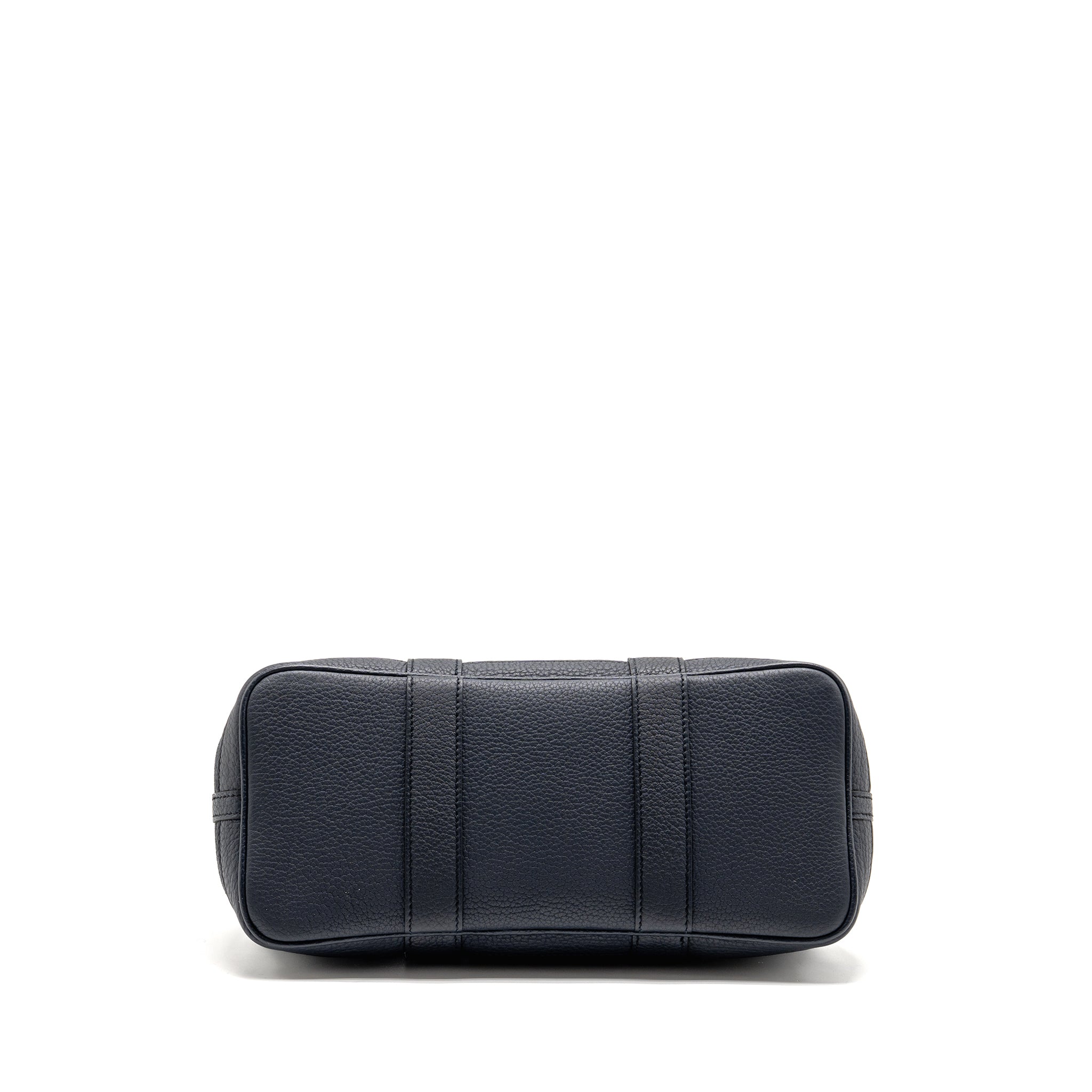 HERMES GARDEN PARTY 30 CANVAS/NEGONDA BLACK/BLUE INDIGO SHW