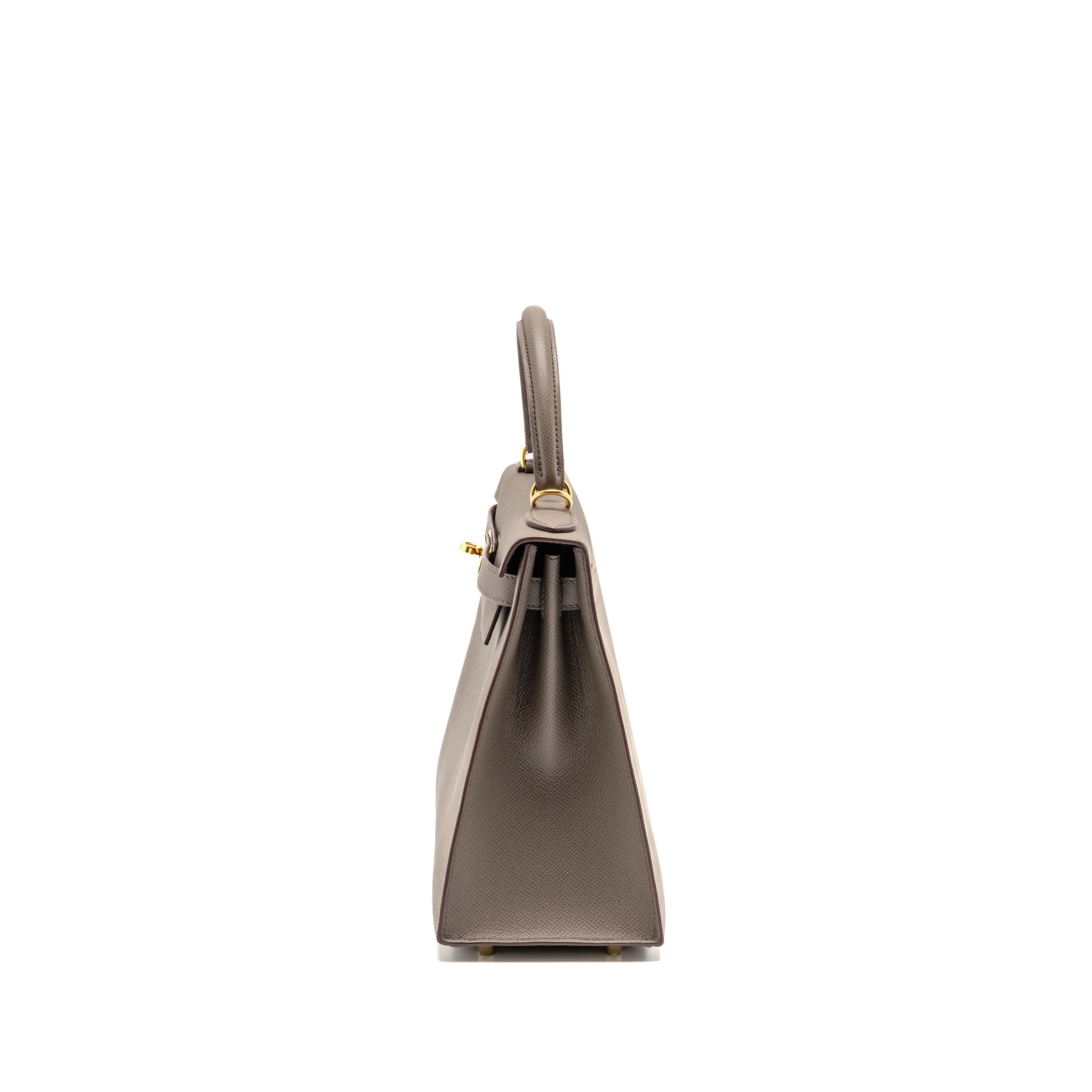 HERMES KELLY 28 EPSOM GRIS ETAIN GHW