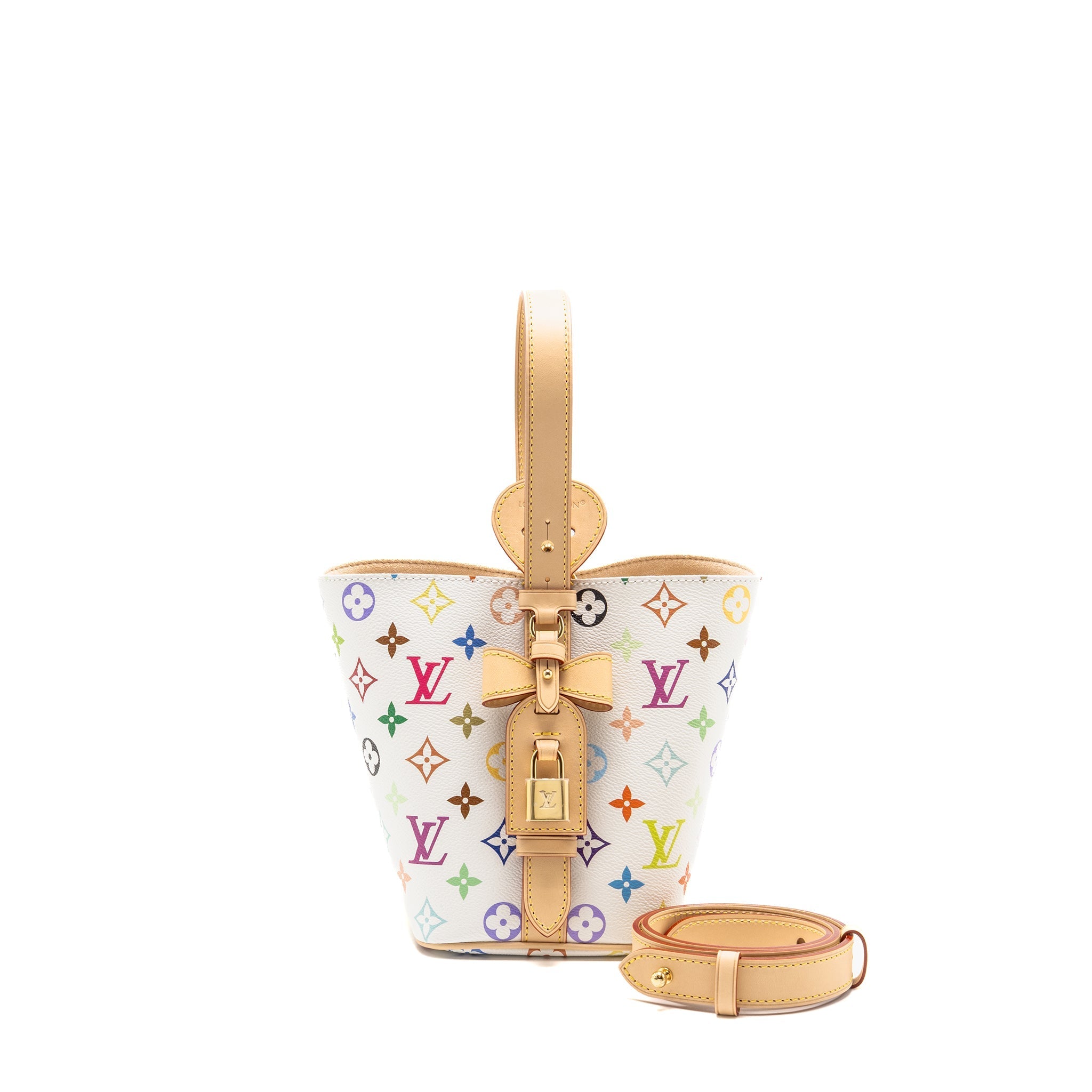 LOUIS VUITTON MURAKAMI ALL IN BB MONOGRAM CANVAS/LEATHER MULTICOLOUR GHW