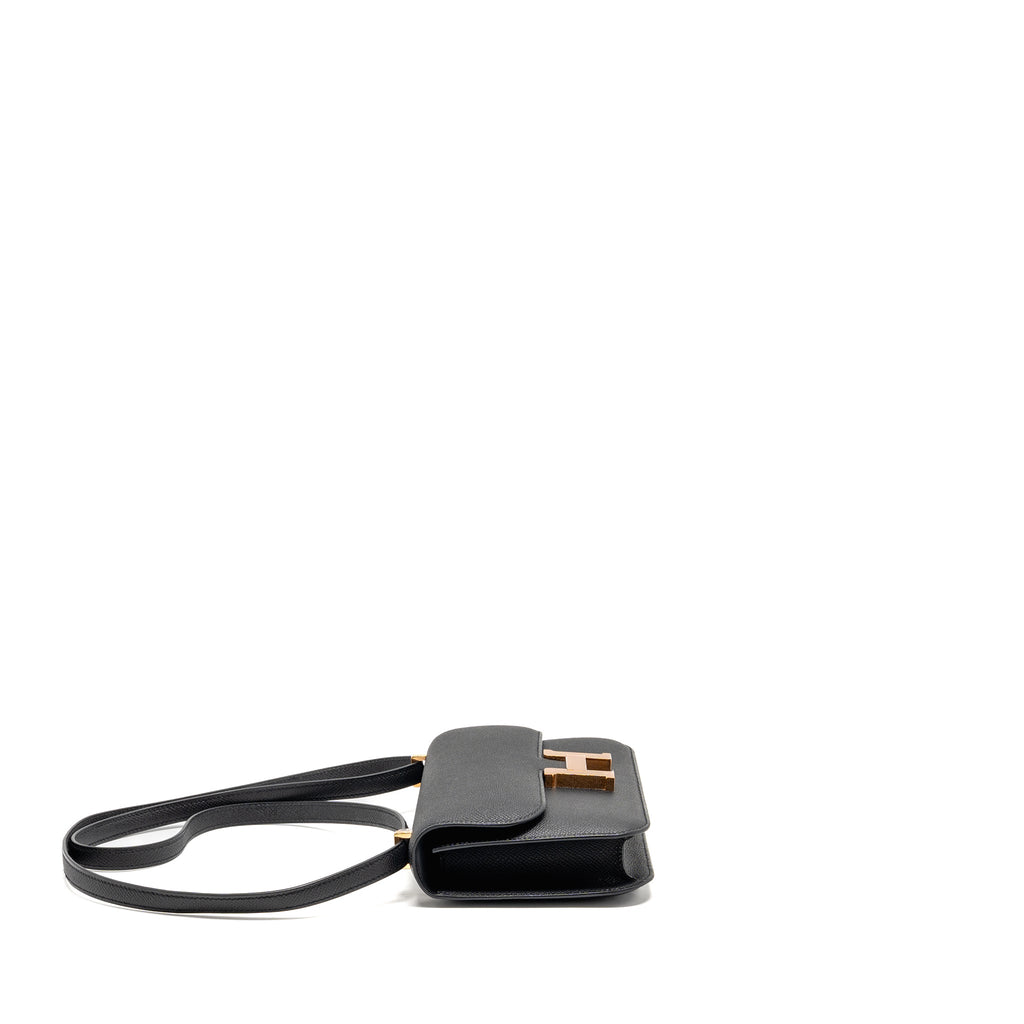 HERMES CONSTANCE ELAN EPSOM BLACK RGHW