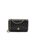 CHANEL JUMBO CLASSIC DOUBLE FLAP BAG CAVIAR BLACK GHW