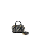 DIOR GROOVE 17 NANO BAG DIOR OBLIQUE JACQUARD BLUE GHW