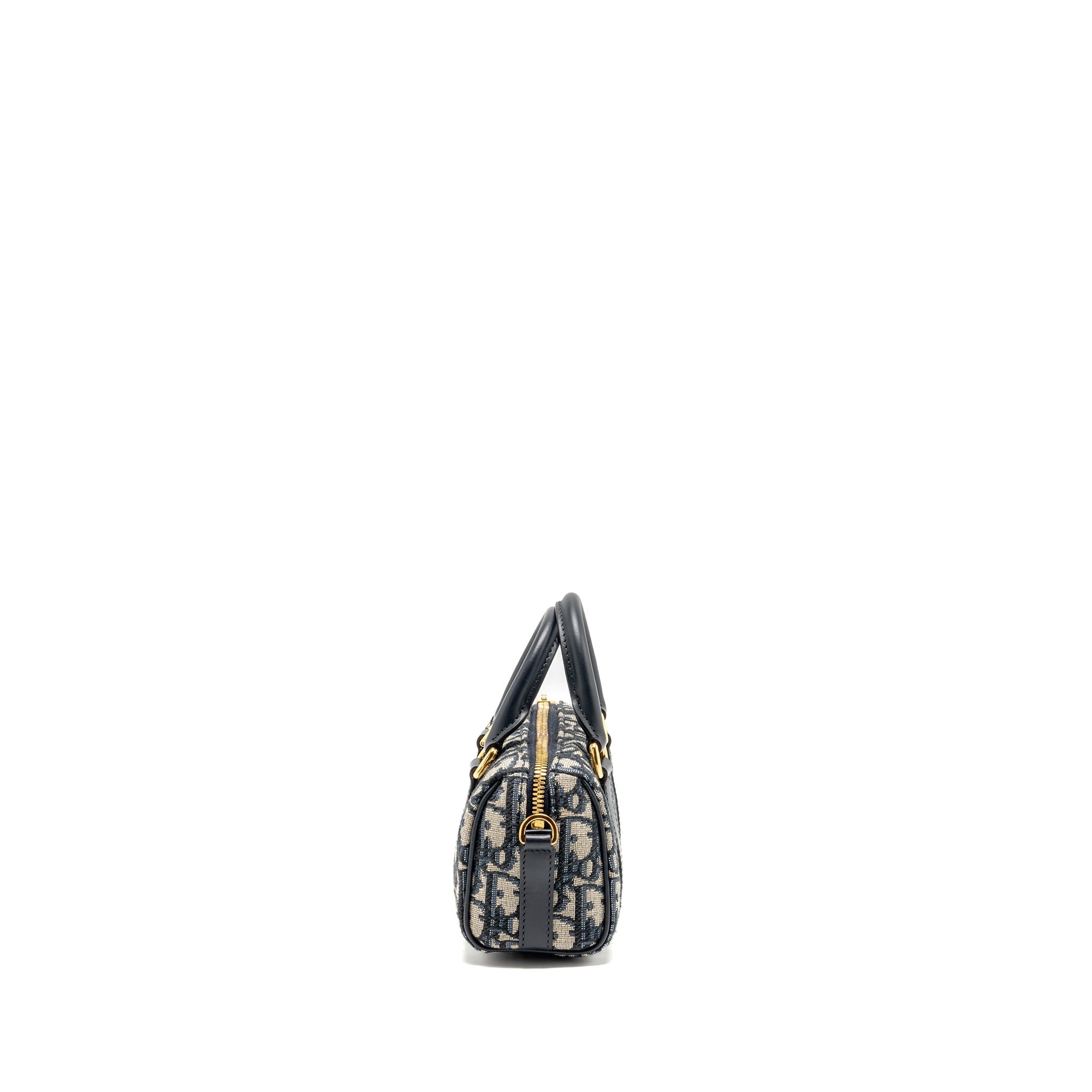 DIOR GROOVE 17 NANO BAG DIOR OBLIQUE JACQUARD BLUE GHW