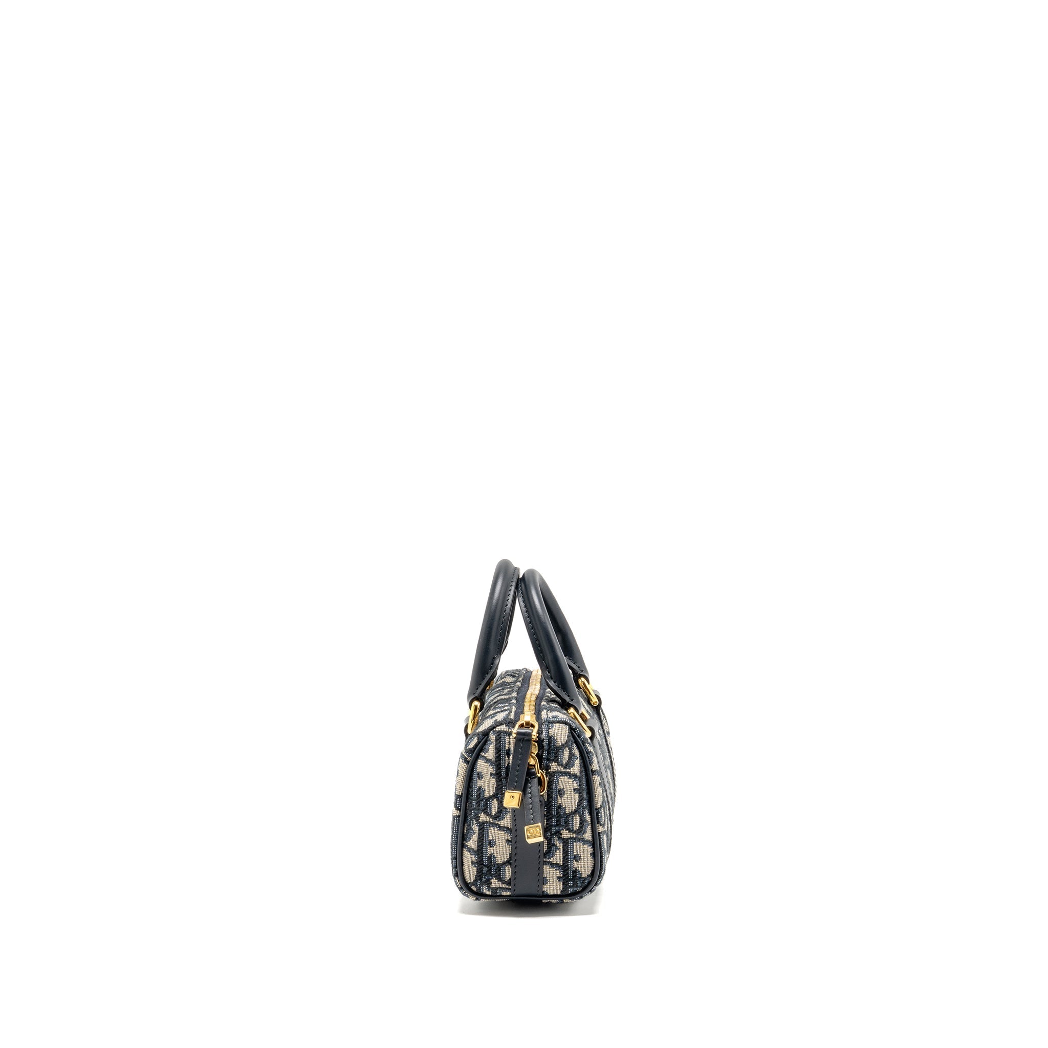 DIOR GROOVE 17 NANO BAG DIOR OBLIQUE JACQUARD BLUE GHW