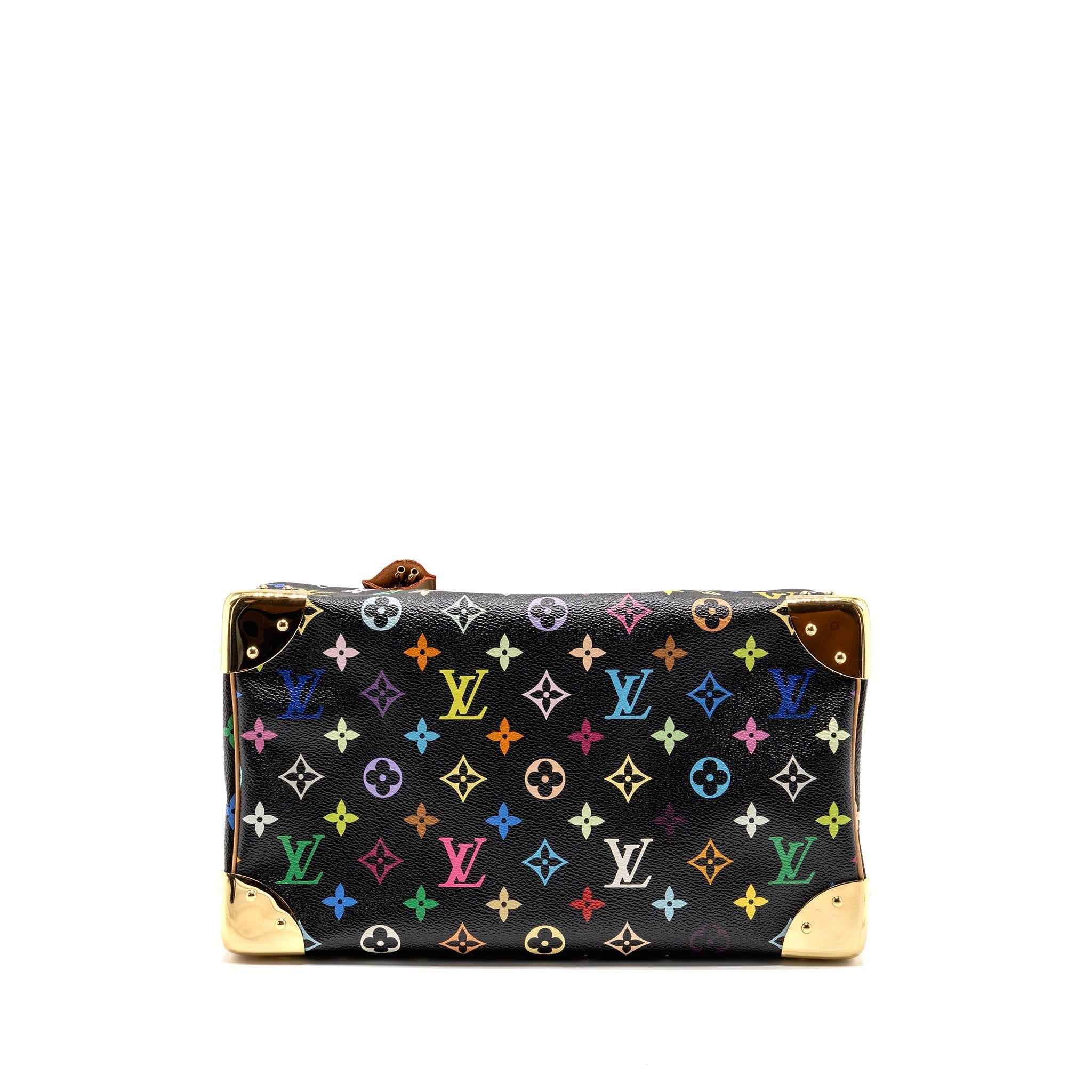 LOUIS VUITTON X TAKASHI MURAKAMI SPEEDY 30 LIMITED EDITION MULTICOLOURED MONOGRAM CANVAS BLACK GHW
