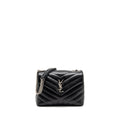 SAINT LAURENT/YSL SMALL LOULOU BAG CALFSKIN BLACK SHW