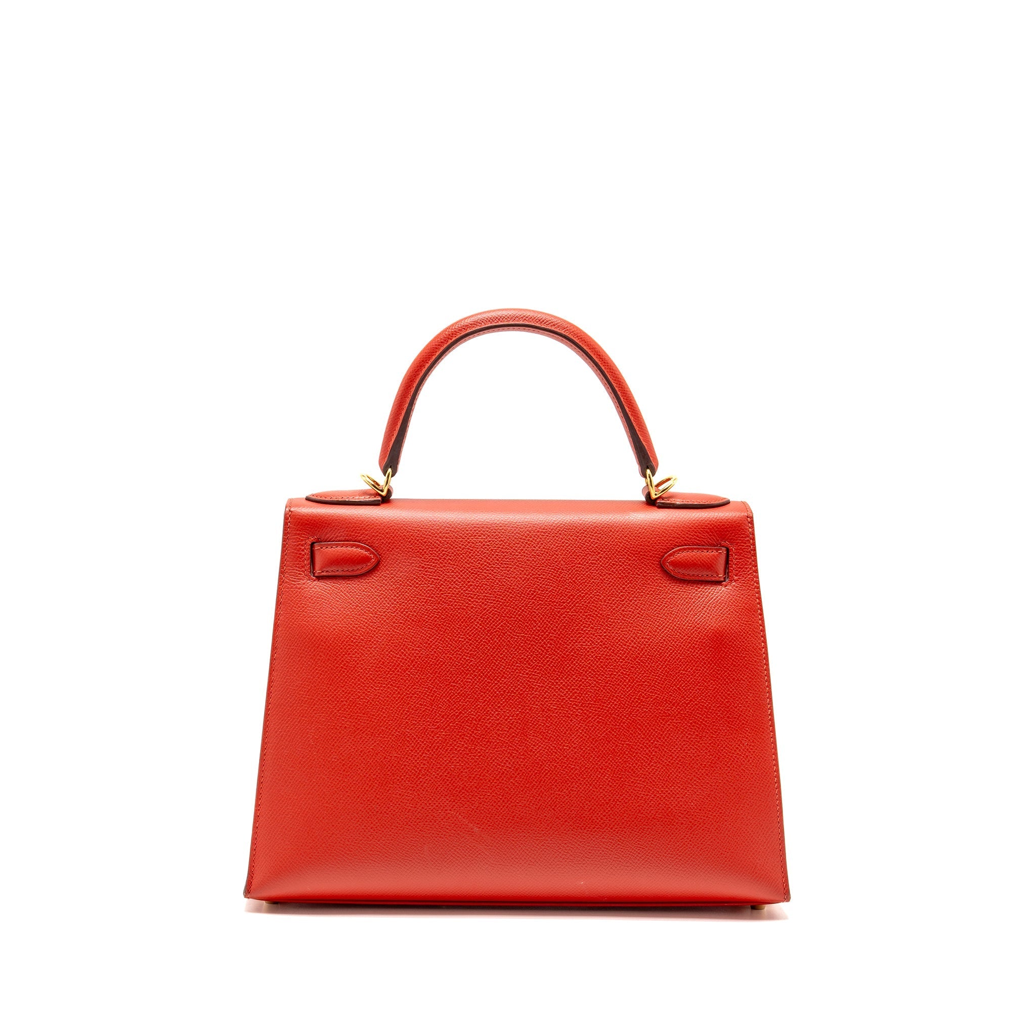 HERMES KELLY 28 EPSOM ROUGE PIVOINE GHW