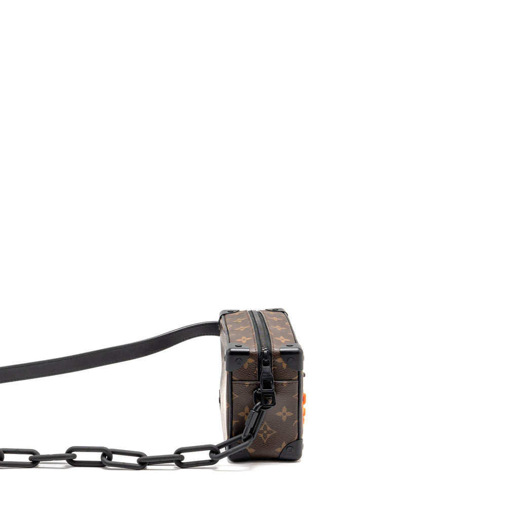 LOUIS VUITTON MINI SOFT TRUNK MONOGRAM CANVAS MARA-BLACK/ORANGE HARDWARE