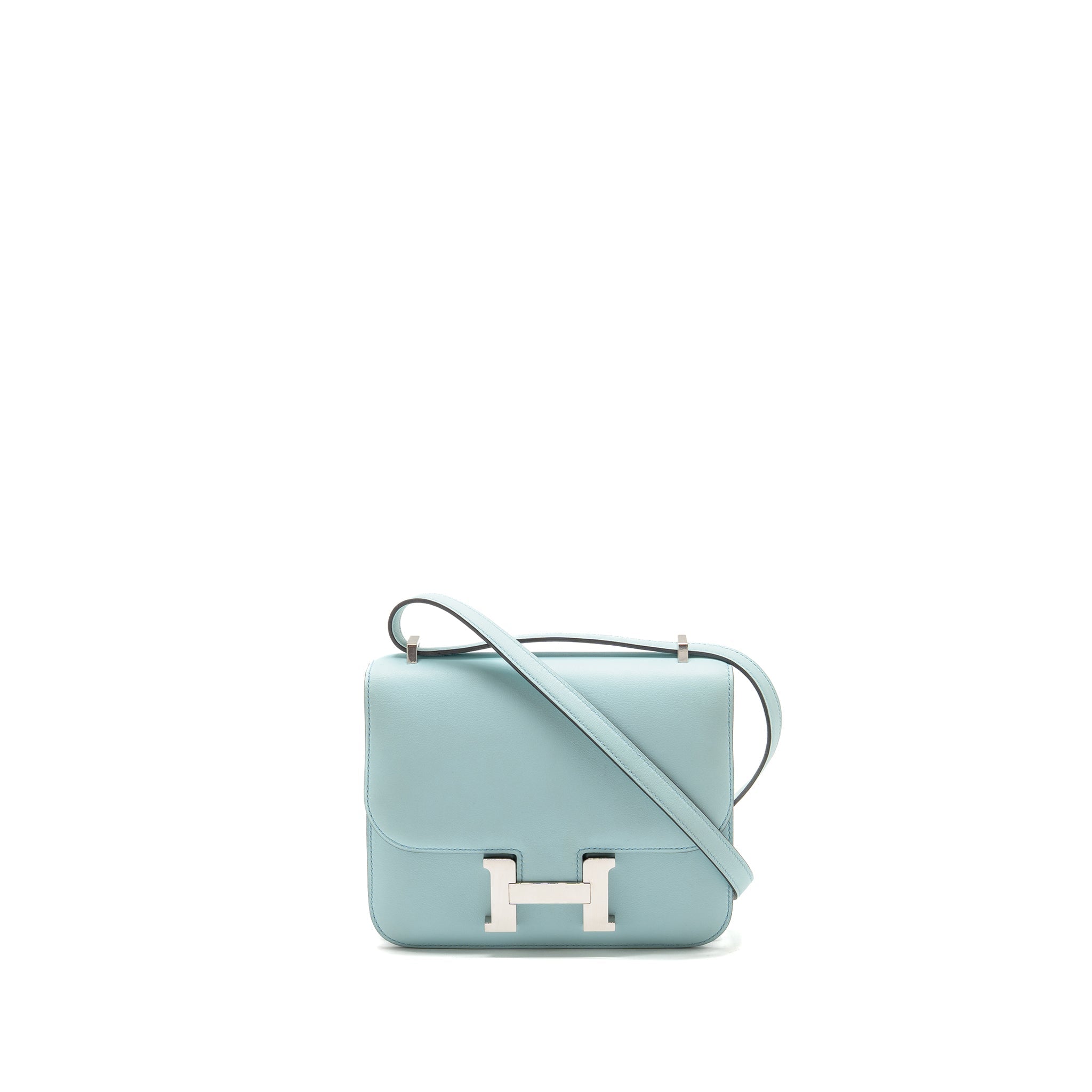 HERMES MINI CONSTANCE SWIFT BLUE ZEPHYR / CACTUS SHW