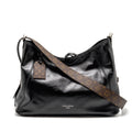 LOUIS VUITTON CARRYALL VIBE MM LAMBSKIN/MONOGRAM CANVAS BLACK SHW