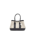 HERMES NEO GARDEN PARTY 23 CANVAS/NEGONDA ECRU/BLEU GLACIER/ARDOISE SHW