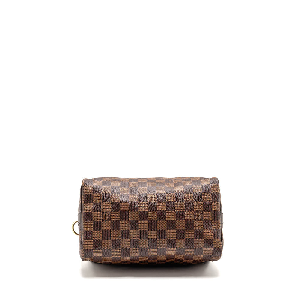LOUIS VUITTON SPEEDY BANDOULIERE 25 DAMIER EBENE CANVAS GHW